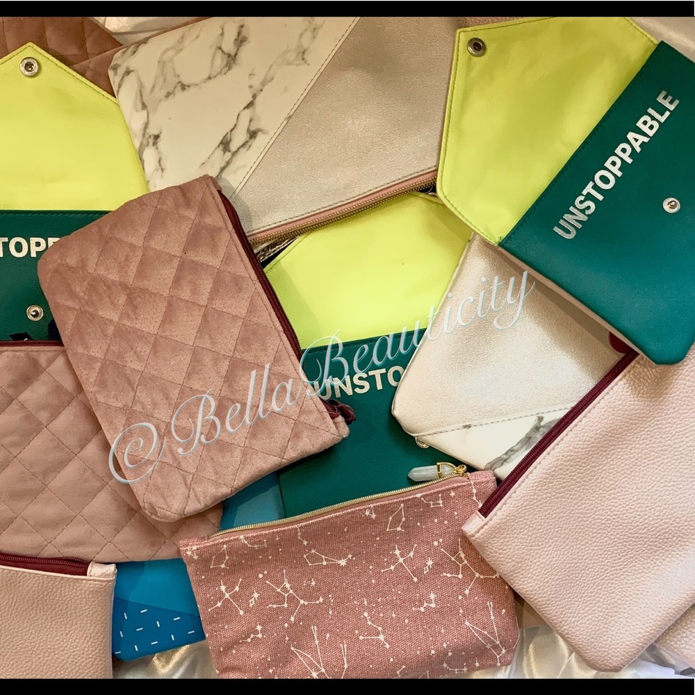 10 Ipsy Empty Makeup Bags Randomly Chosen